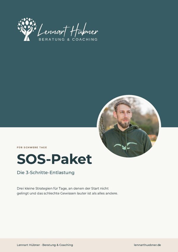 Titelseite des SOS-Pakets: Die 3-Schritte-Entlastung